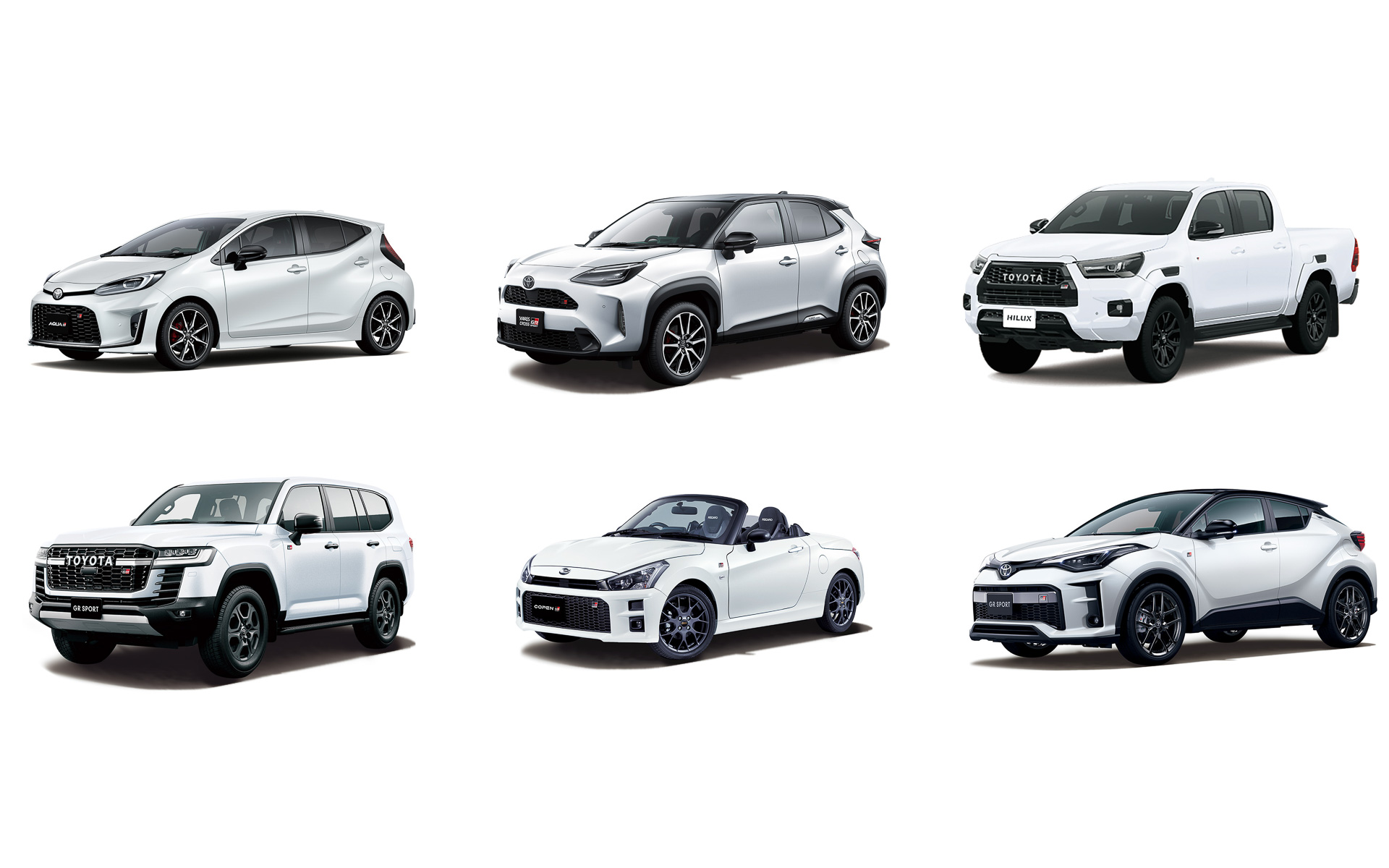 6車種そろったGR SPORT