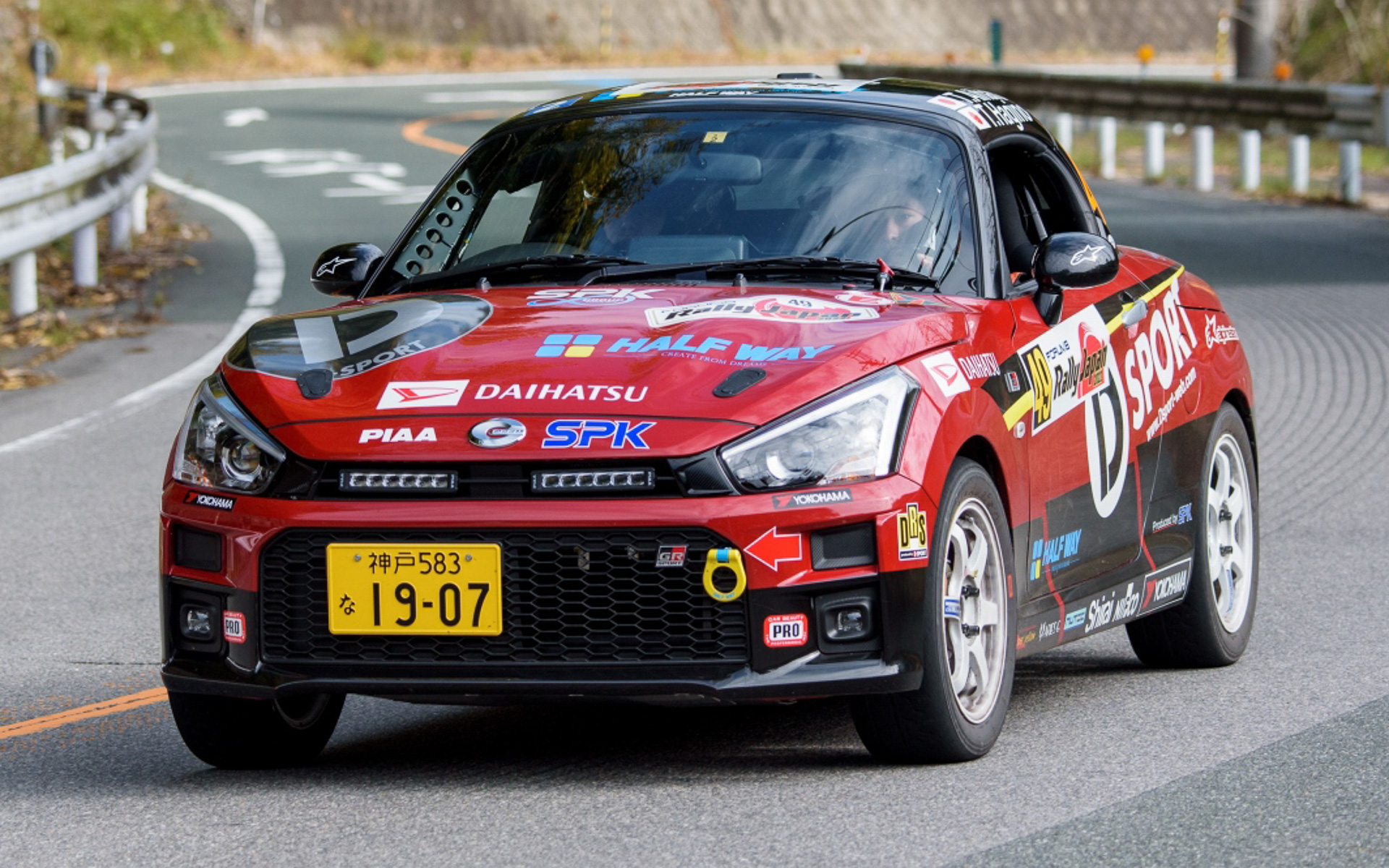 リエゾン区間の走行シーン