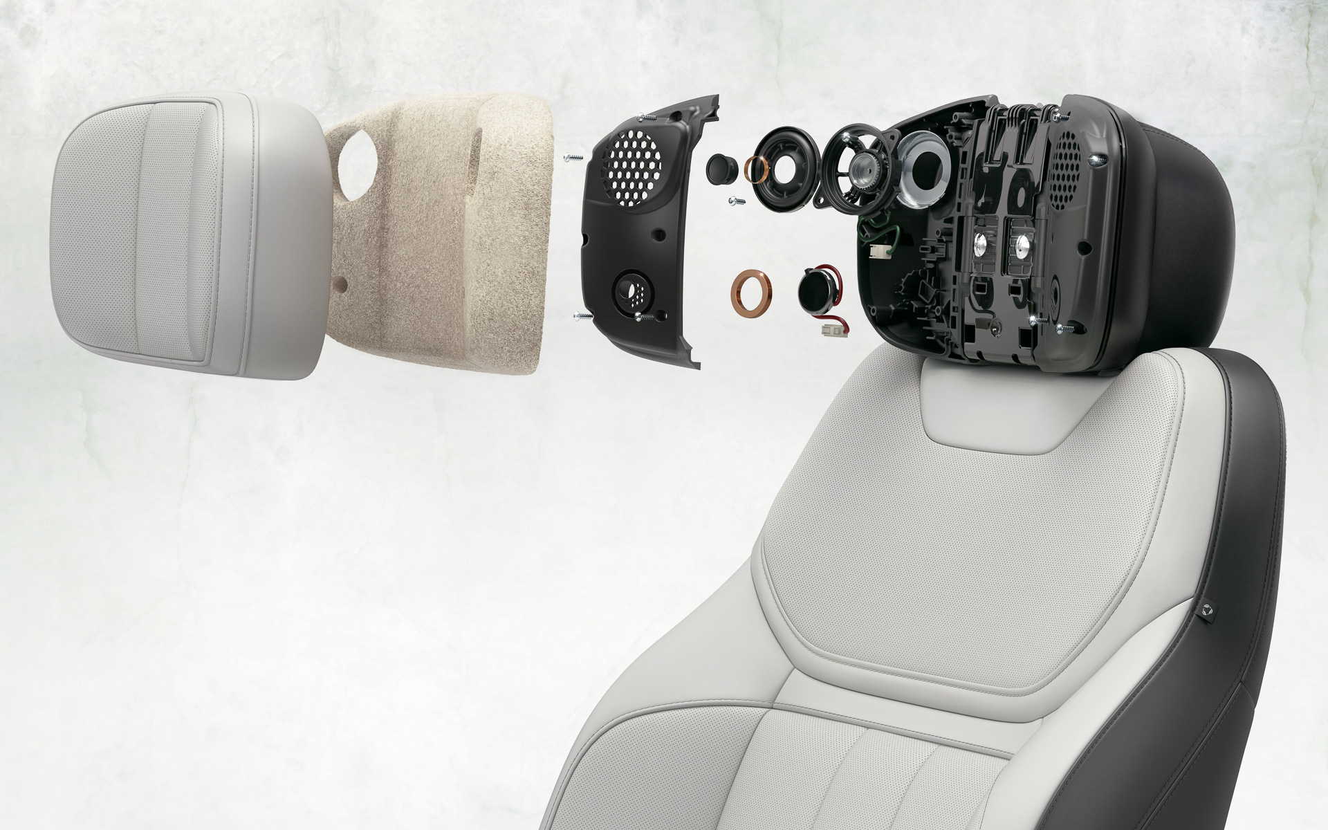 アクティブノイズキャンセレーションの構造イメージ