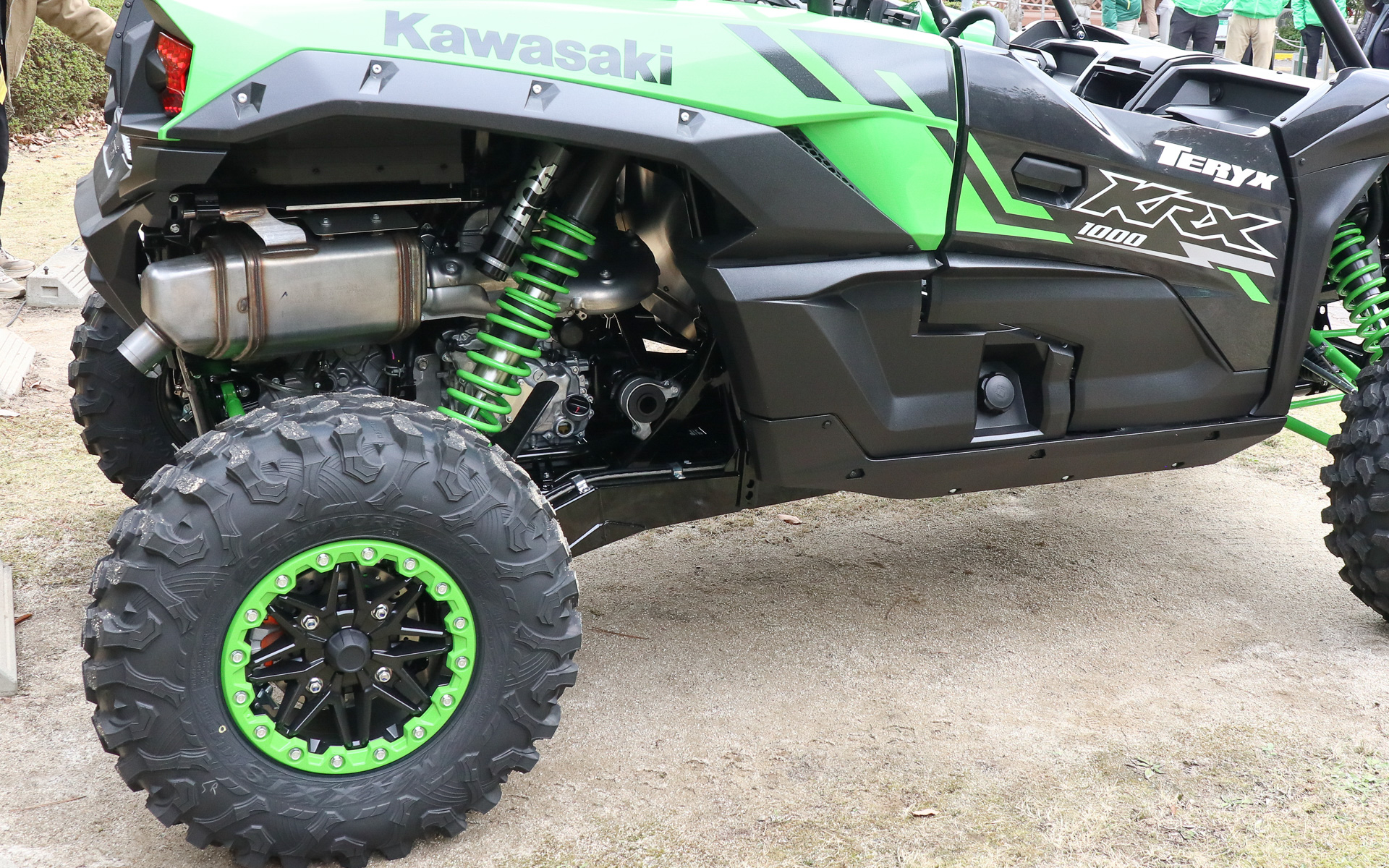 エンジンはリアにある