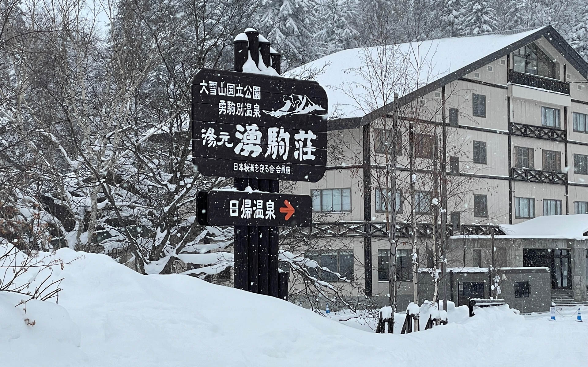 その昔、お世話になった勇駒別温泉 湧駒荘。遠い記憶ではおいしい食事でもてなしてくれたのを思い出しますが、最近よさが分かったのはとろりとした温泉。絶品でした