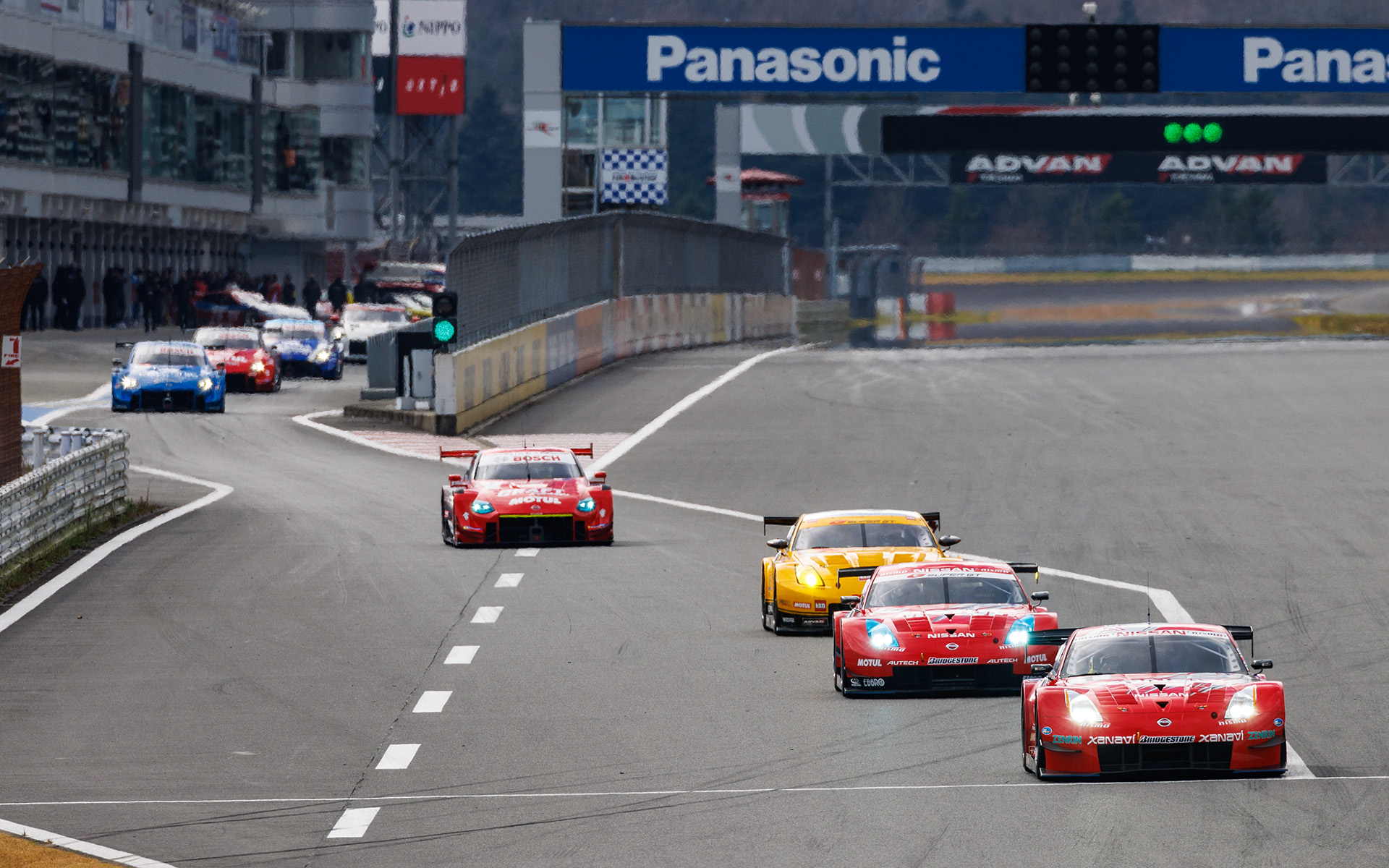 歴代のZレースカーが勢ぞろいした