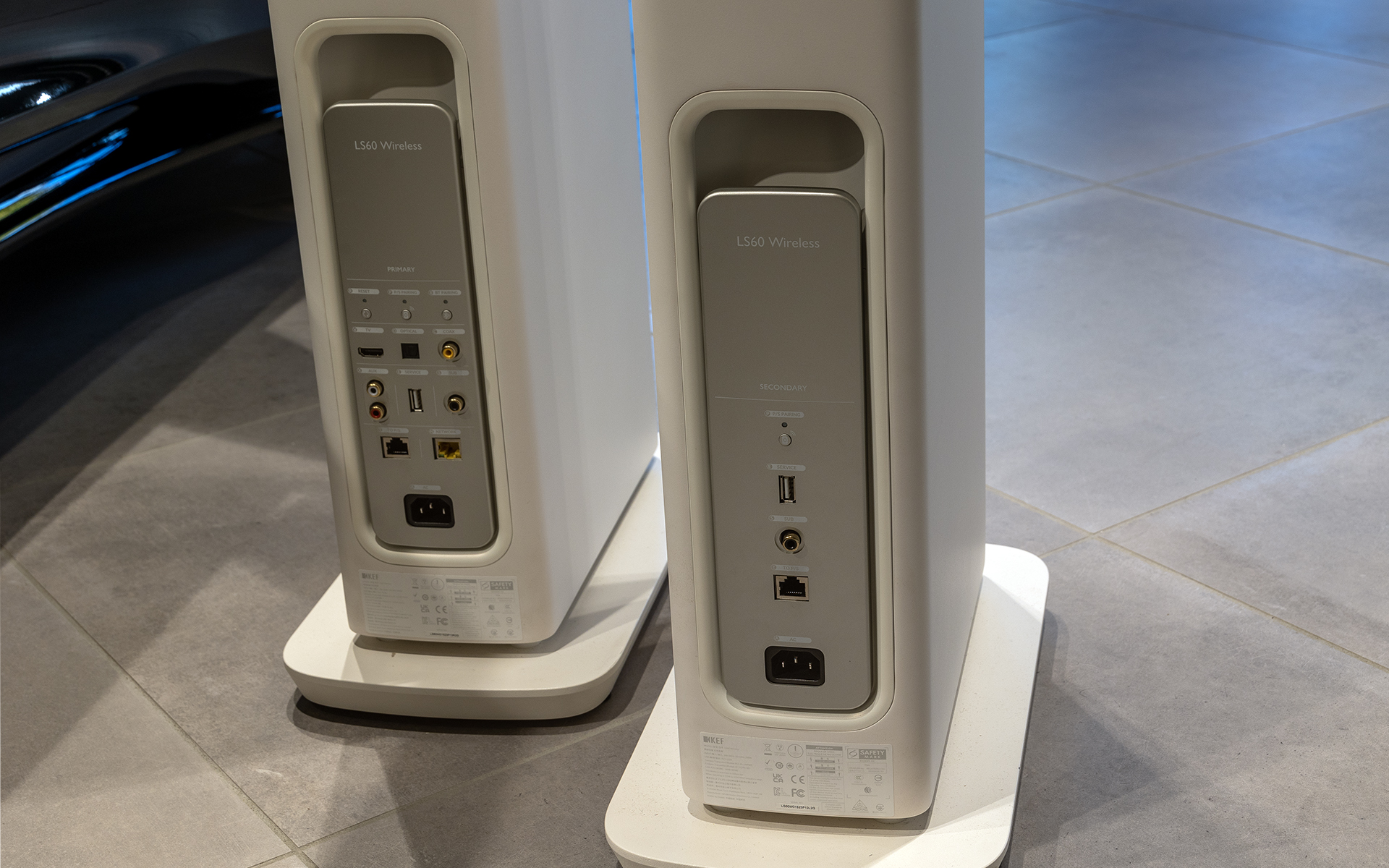 モデル名はLS60 Wireless。Wi-Fi、AppleAirPlay2、Bluetoothなどに対応するワイヤレスHi-fiスピーカー