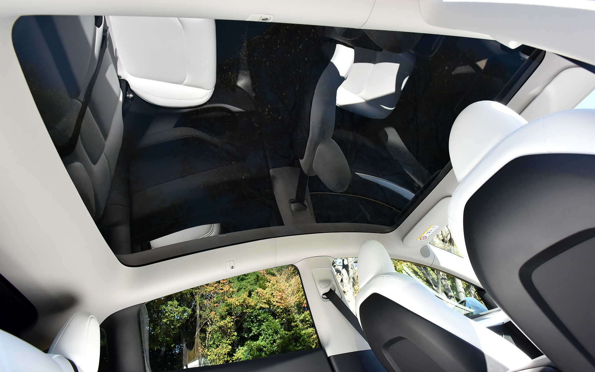 解放感のある広大なパノラマルーフ