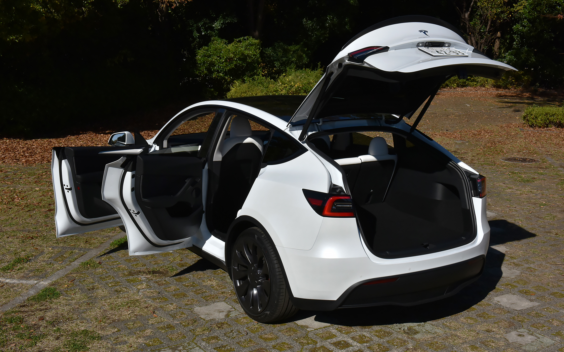 モデル3よりも積載量があり、レジャーなどに便利なモデルY