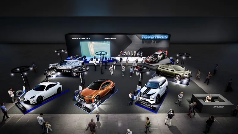 「TOKYO AUTO SALON 2023」TOYO TIRESブースのイメージ