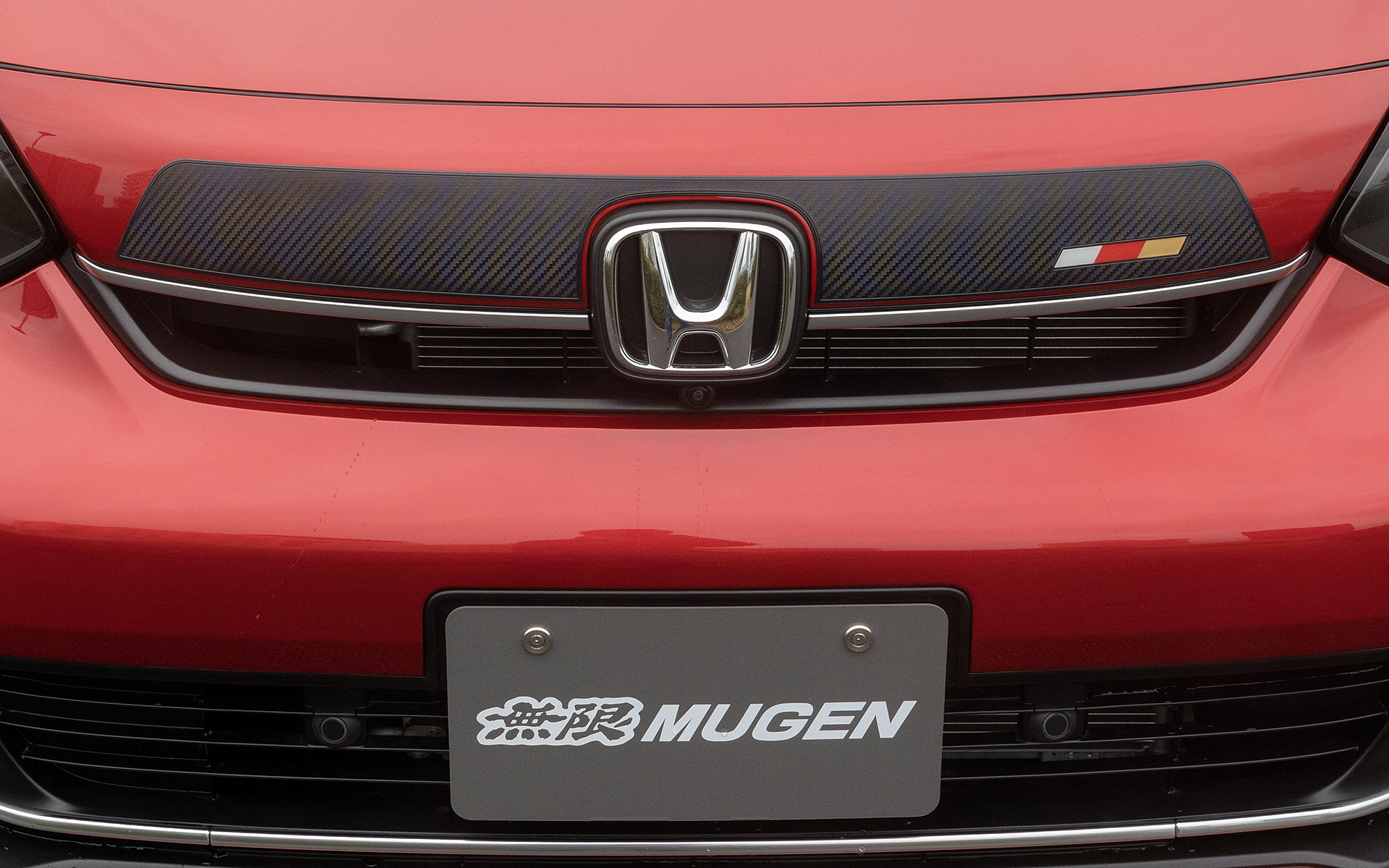 印象を変えるフロントグリルデカール。価格は5万5000円