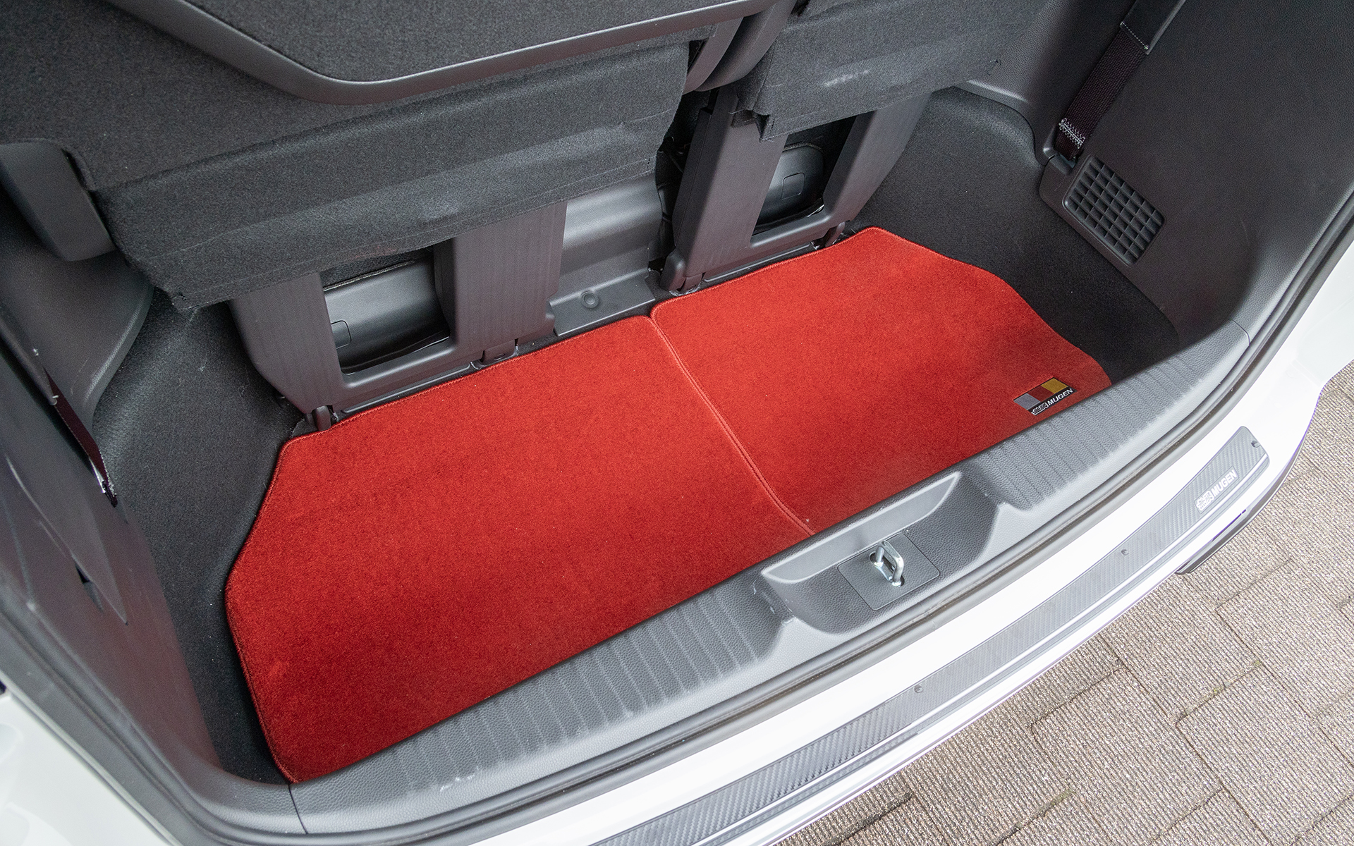 3列目シートを収納したときはこのように配置する