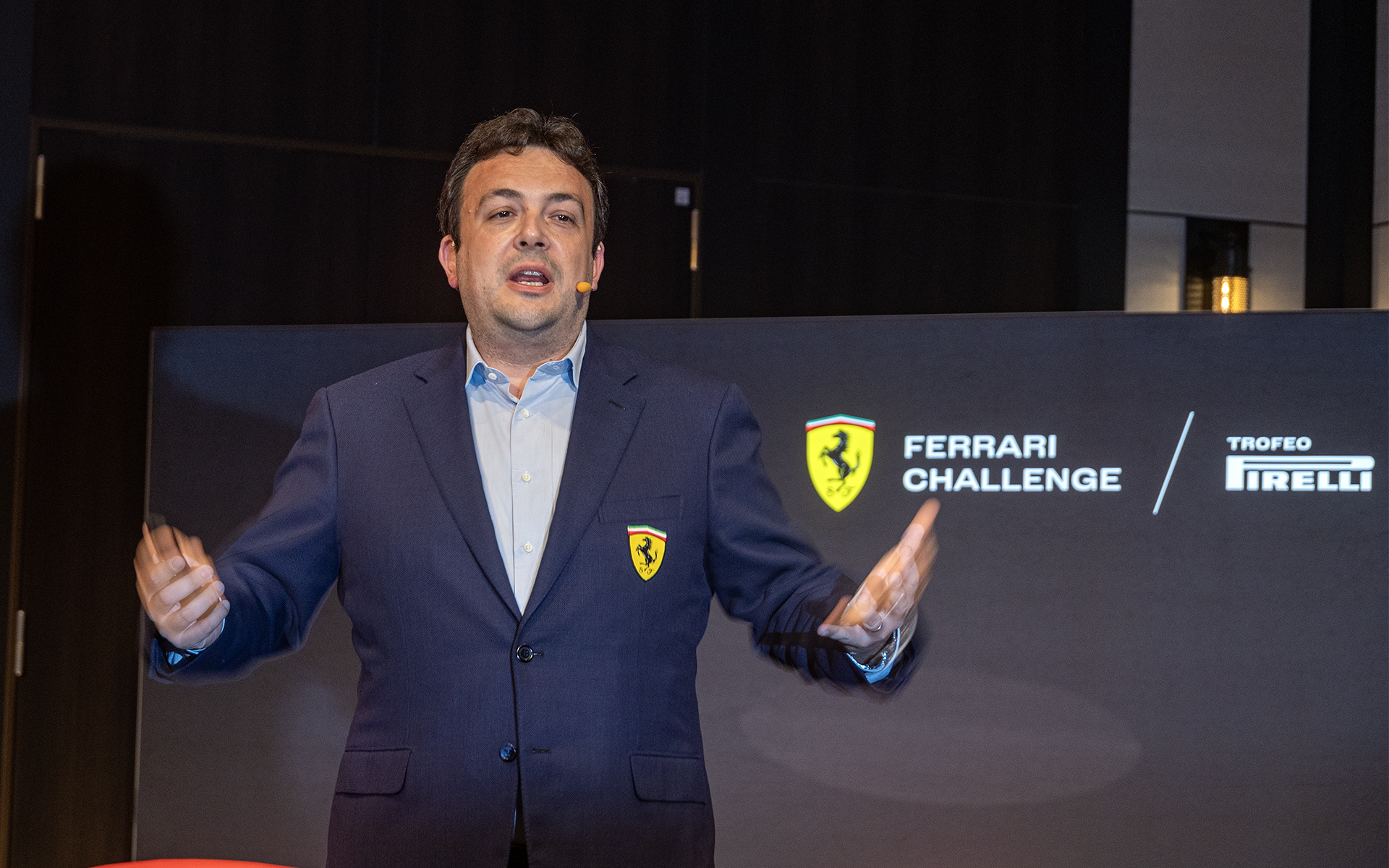 フェラーリ・アジア・パシフィックでヘッドオブ・コルセ・クリエンティであるフィリッポ・ザニエール氏