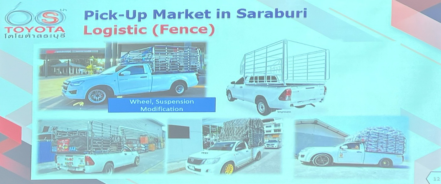 ユーティリティ性に優れるピックアップ