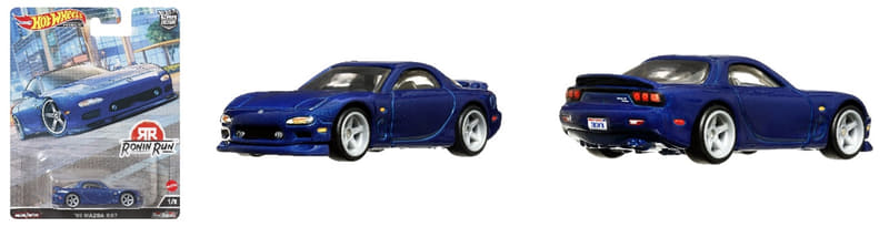 ホットウィール、フルエアロRX-7やインプレッサ22B-STi、KP