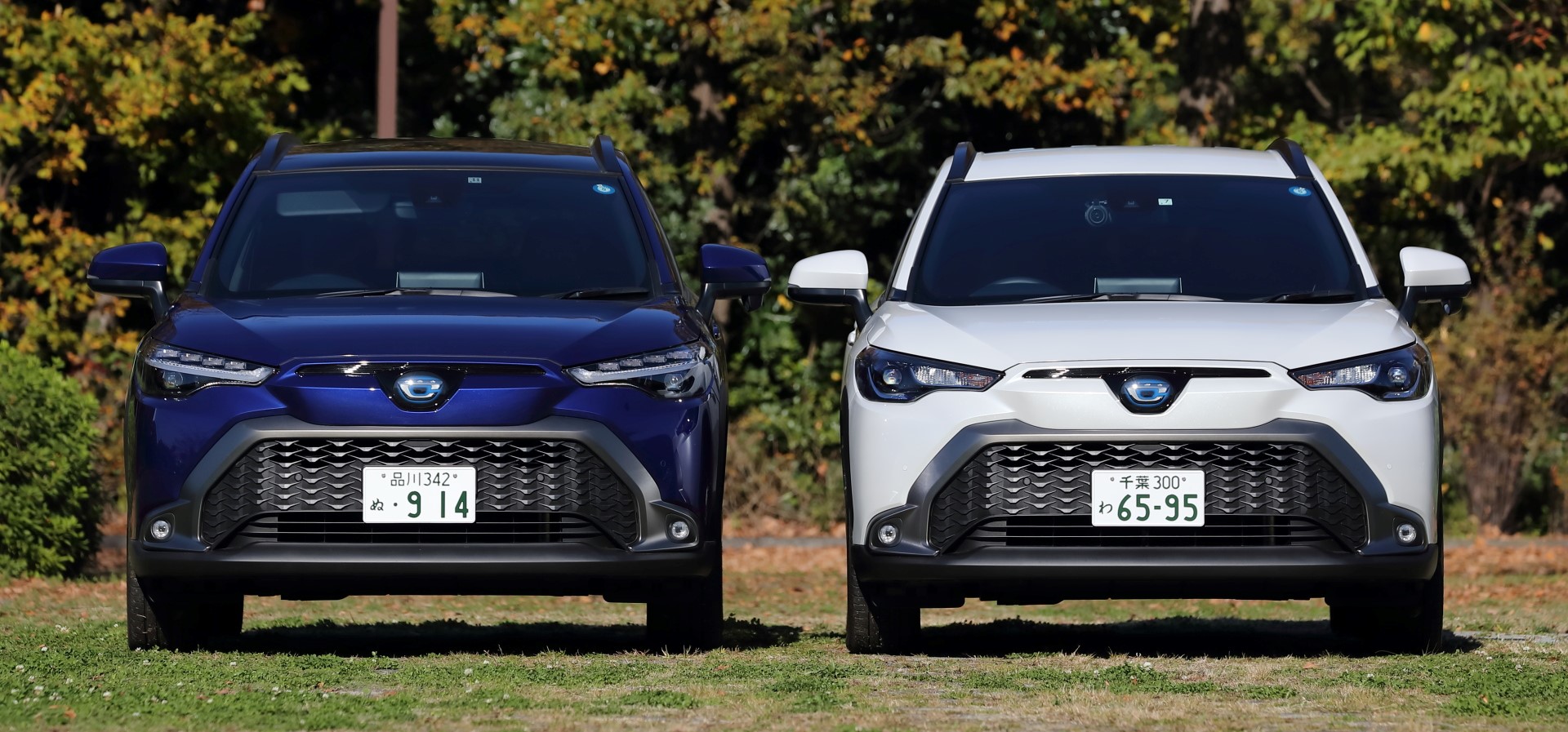 左がマルチロード装着車両、右はノーマルの状態