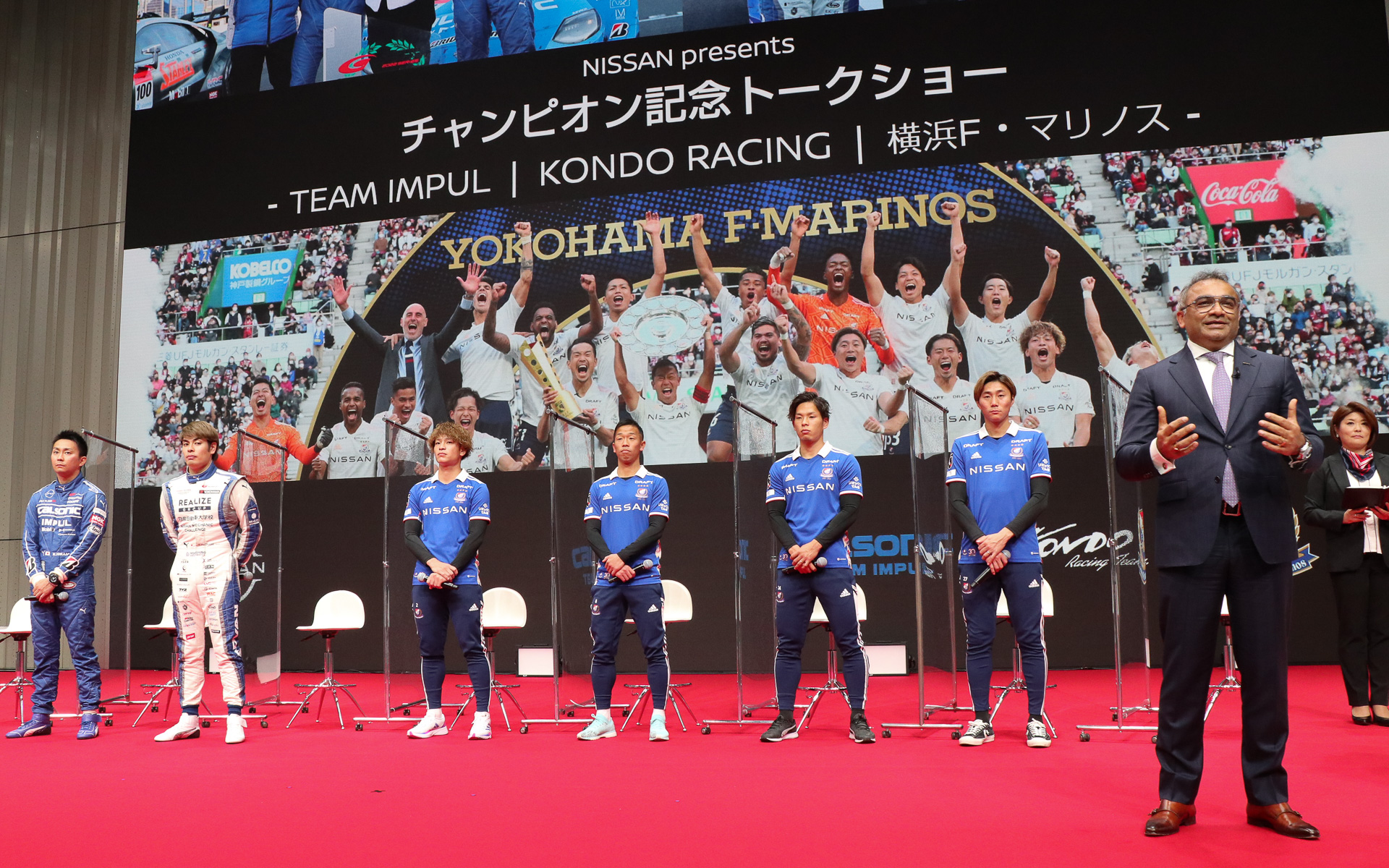 グプタ氏は通訳を介することなく、すべて自分の言葉として選手たちやファンに対して感謝の言葉を伝えた