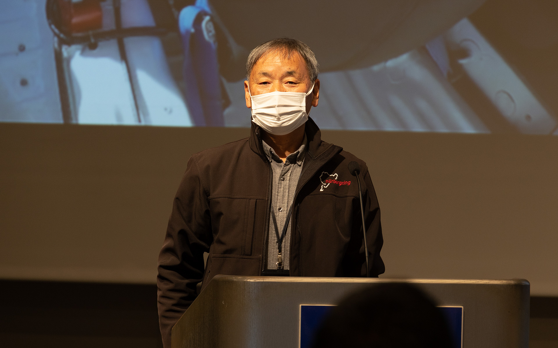 車両実験部 評価ドライバーであり、レースにも参戦した松本孝夫氏