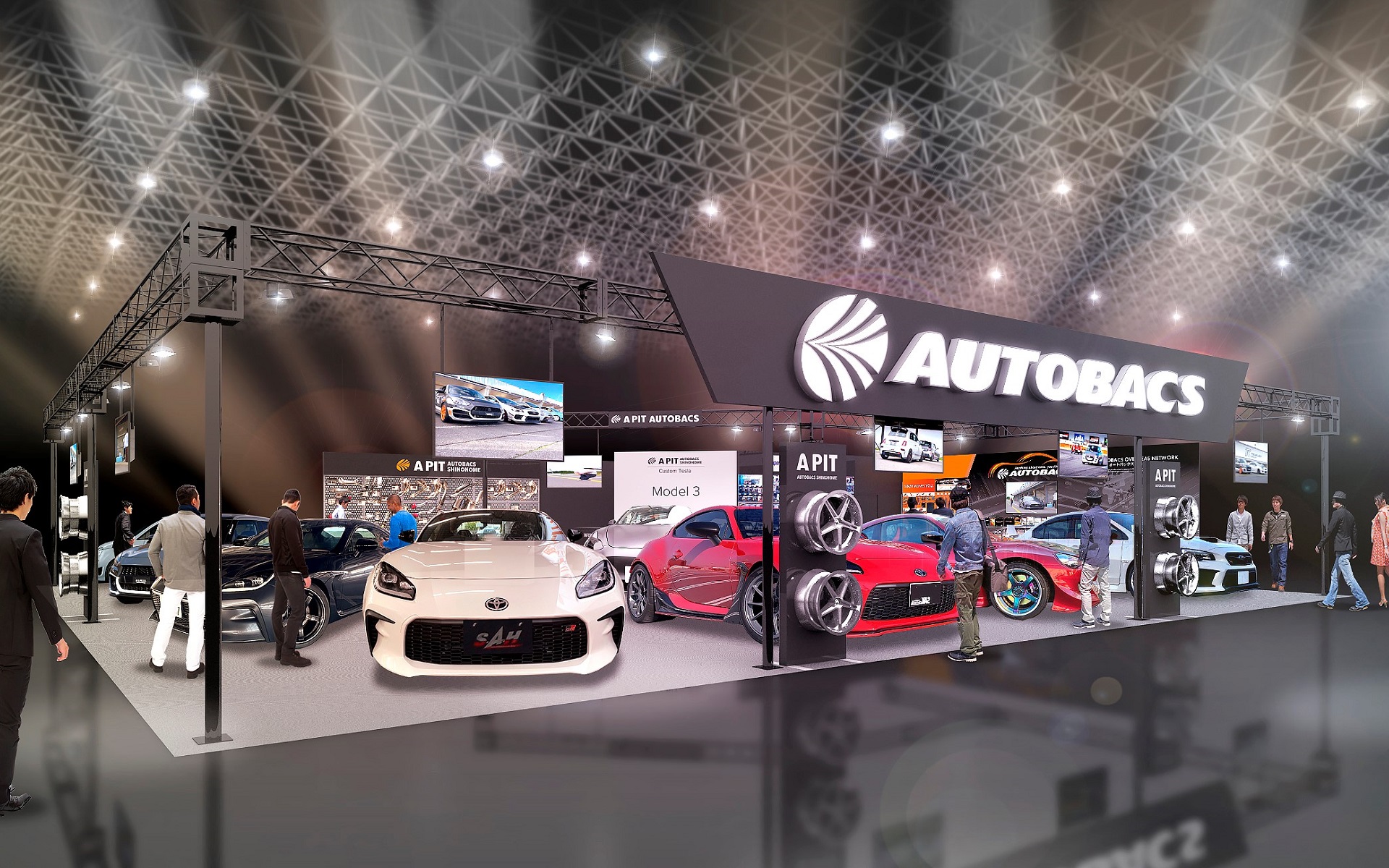 オートバックスの東京オートサロン出展ブースイメージ