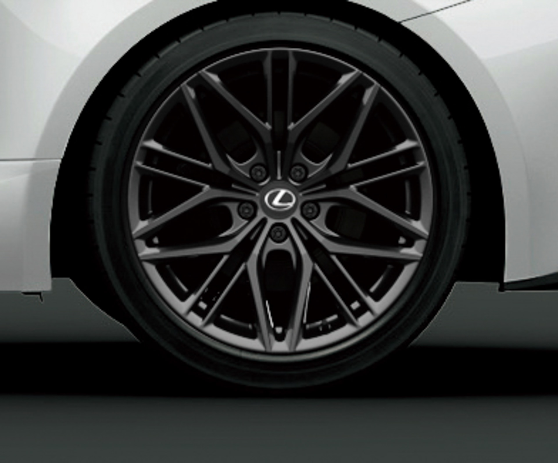 RC“F SPORT”専用アルミホイール（ENKEI製ダークグレーメタリック塗装）