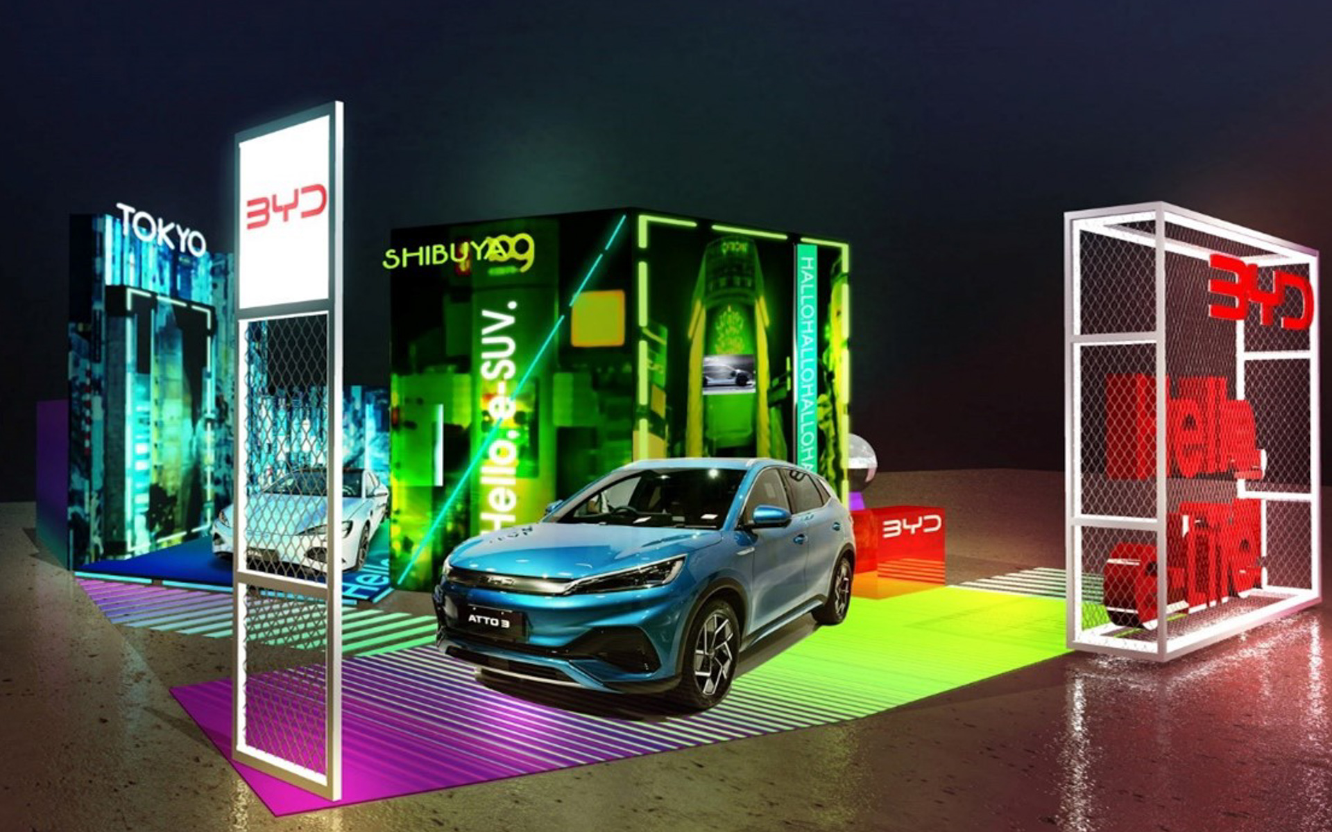 東京オートサロン2023 BYD Auto Japanブースイメージ