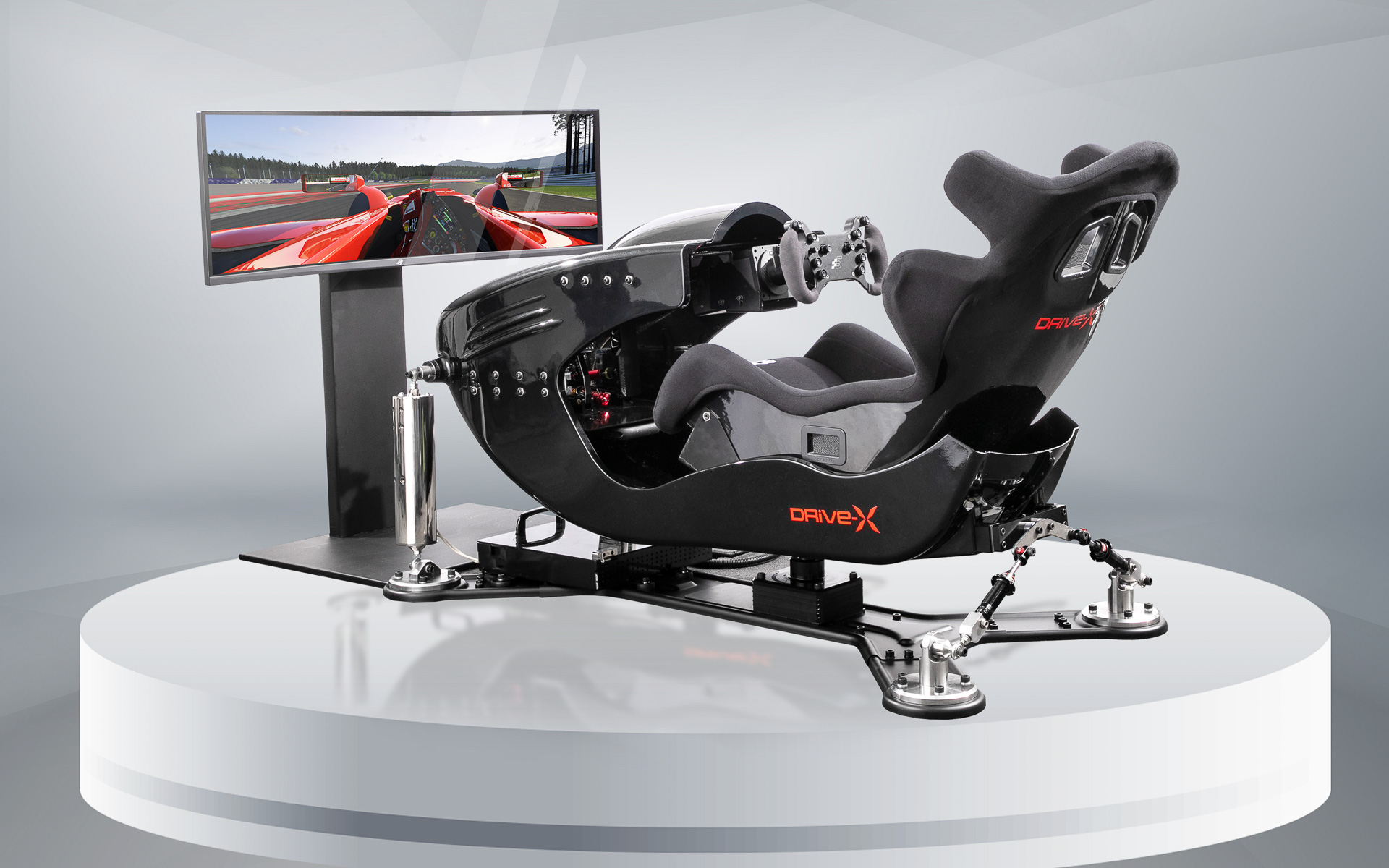 レーシングシミュレーター「DRiVe-X」を2台設置する