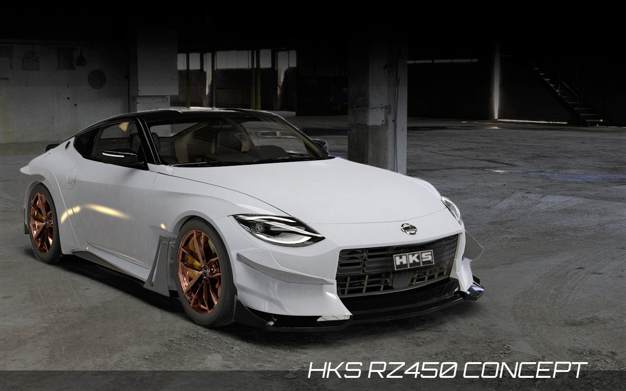 東京オートサロン2023に展示する予定の「HKS RZ450 CONCEPT」（イメージ）