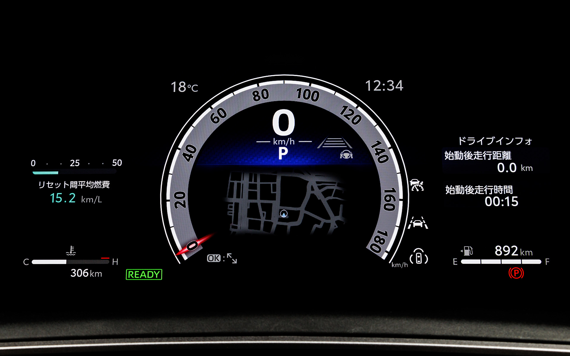 メーターの表示パターン