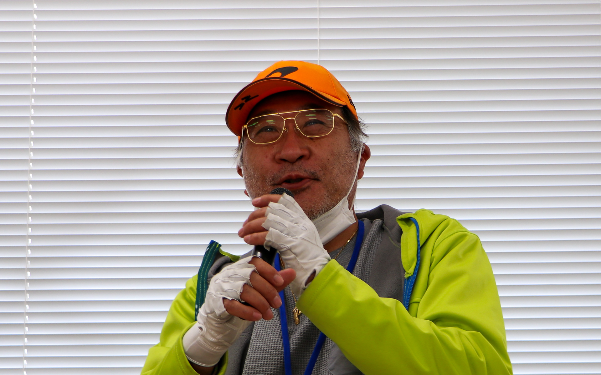 講習会に参加していた戸田さん。60歳を機に何か始めようと考え、大好きな運転がもっと上手くなればいいなと思い、ドライビングレッスンに参加するようになったという