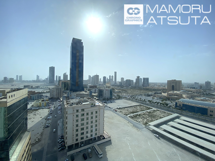 ホテルの朝ごはん会場からの景色