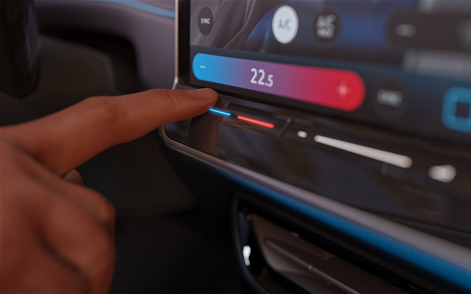 イルミネーテッド・タッチ・スライダー