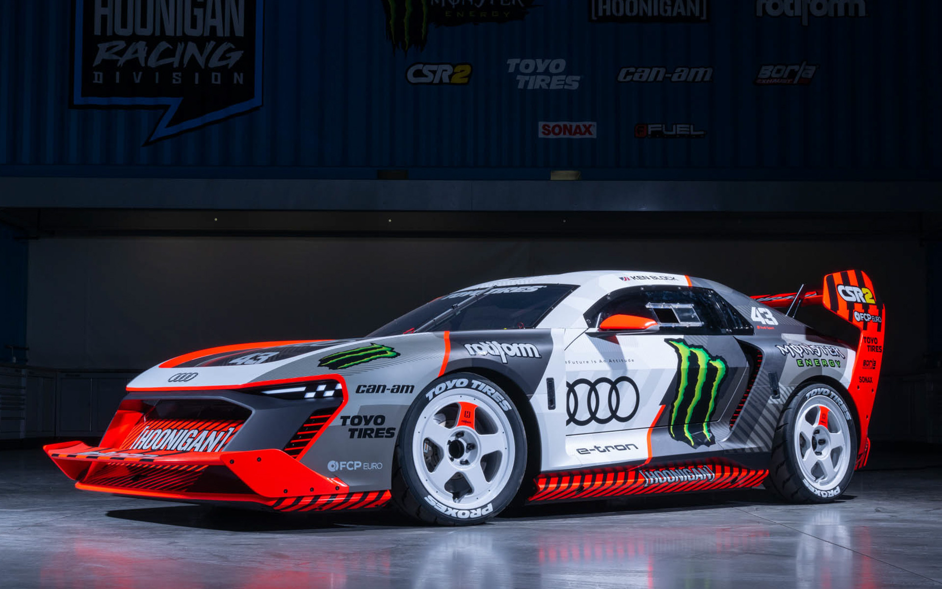 ケン・ブロック氏が操ったEVモンスターマシン「Audi S1 Hoonitron」