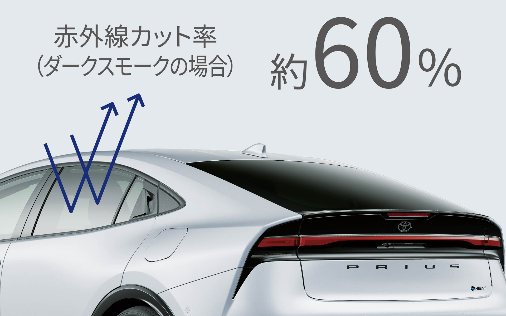 IRカットフィルム（スモーク/ダークスモーク）。2万2000円