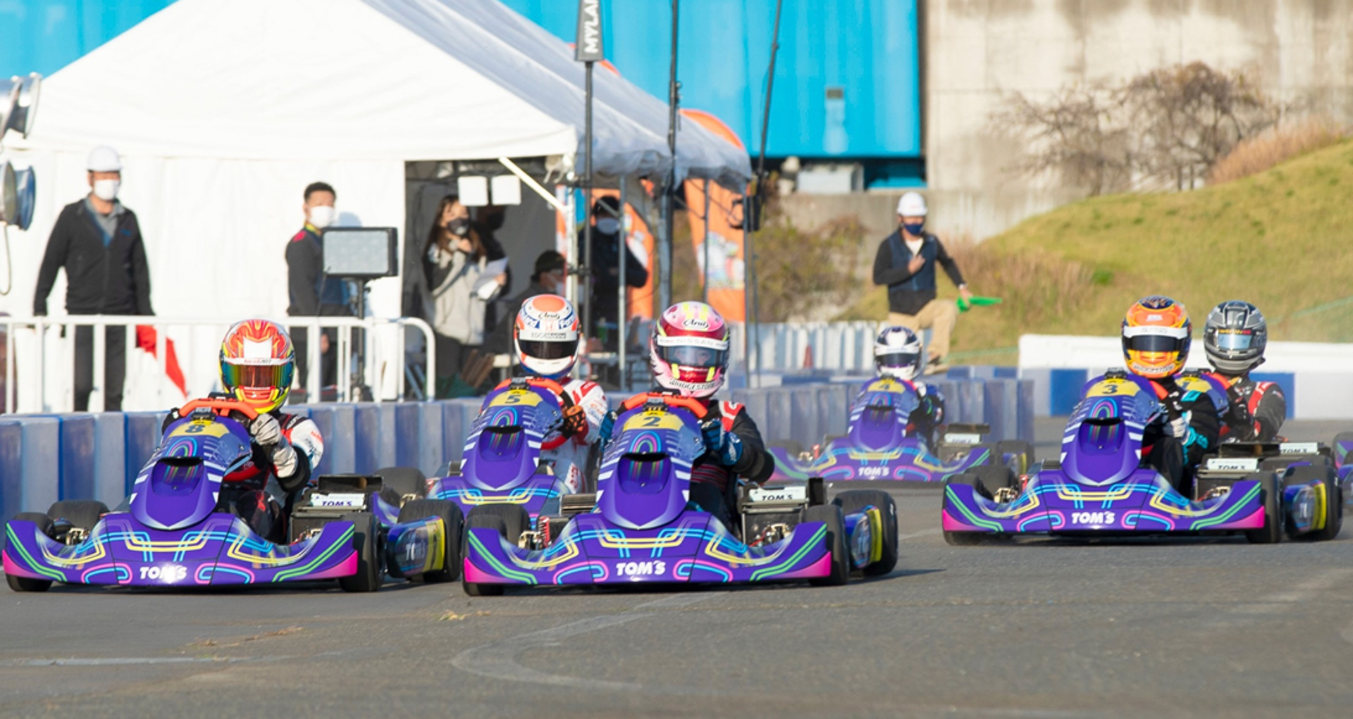 全日本カート選手権 EV部門 第3戦＠モータースポーツジャパン特設会場（お台場）の模様