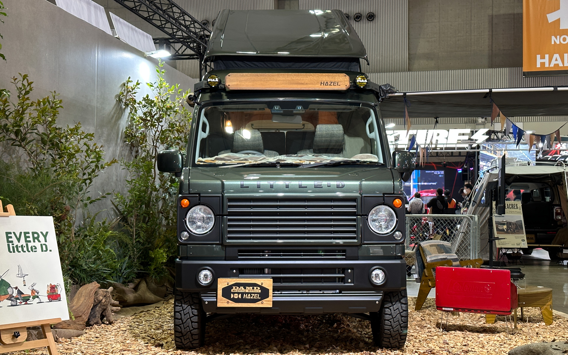 スズキ「エブリイ」をキャンピングカー仕様にカスタマイズした「EVERY little D. HAZEL edition」