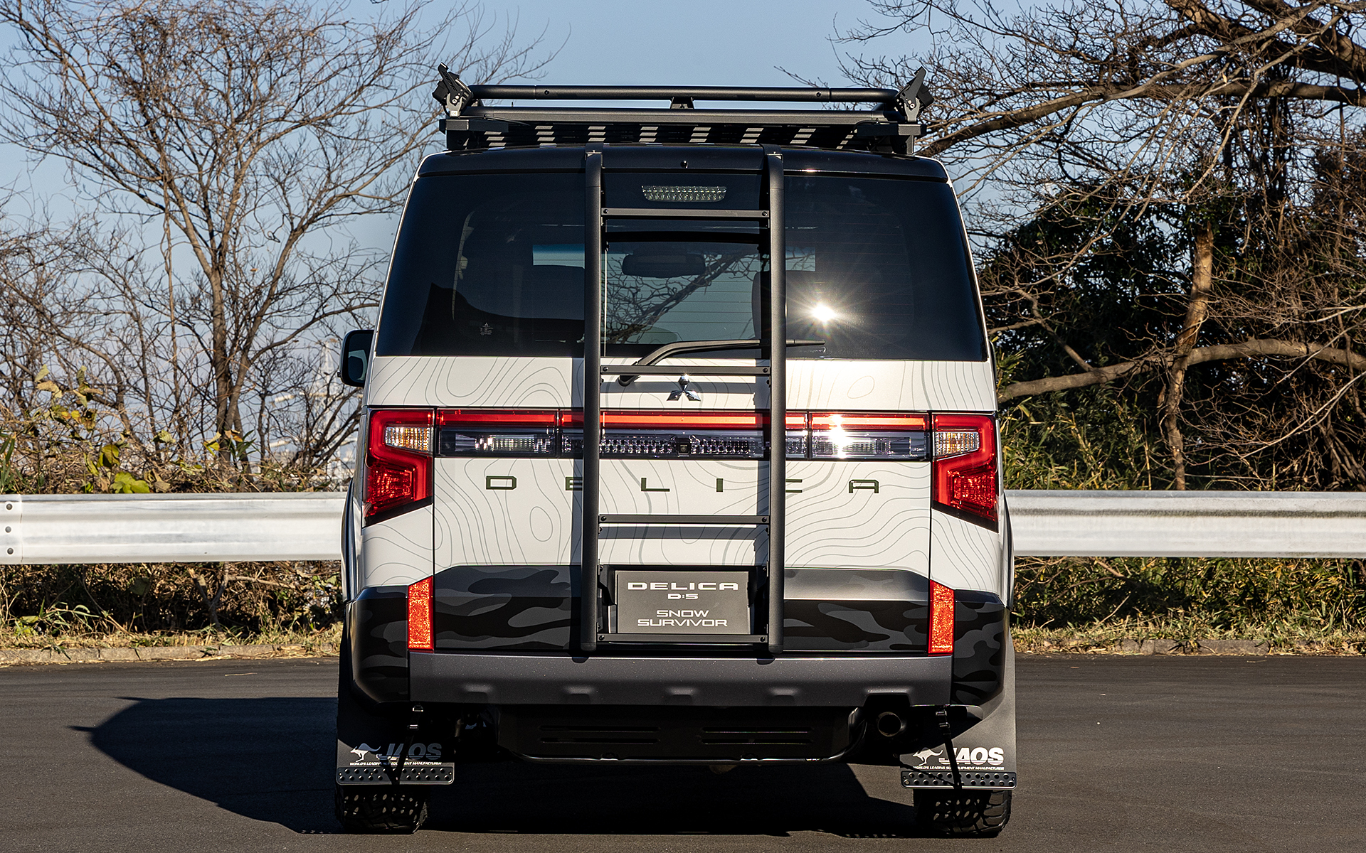 BUSTERSリアラダーを装着