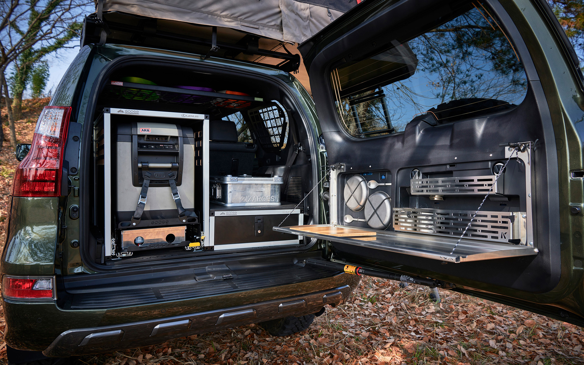 「TOKYO OUTDOOR SHOW 2023」の会場に展示されるGX OUTDOOR CONCEPT