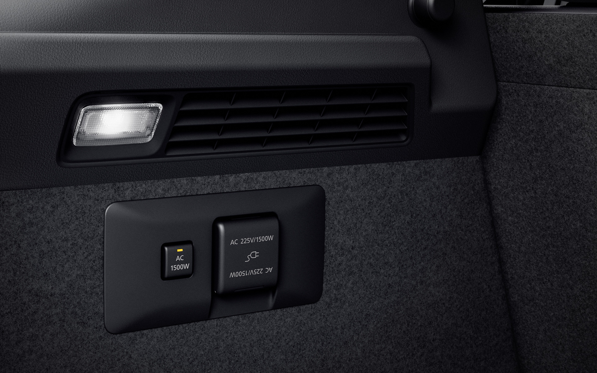 1500Wの給電機能を搭載