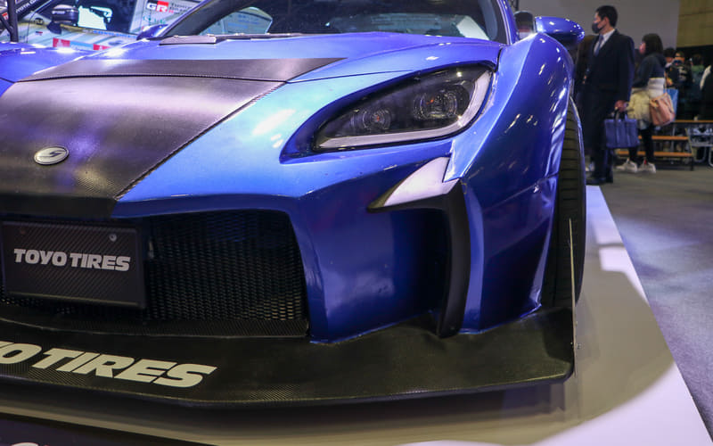 toyo専用 トーヨータイヤ、全幅1900mmオーバーの「GR86 SD-3」 サーキットや