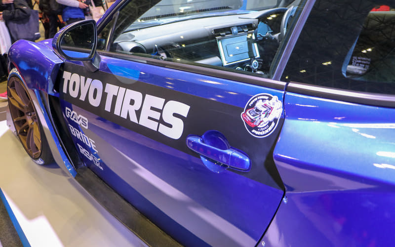 toyo専用 トーヨータイヤ、全幅1900mmオーバーの「GR86 SD-3」 サーキットや