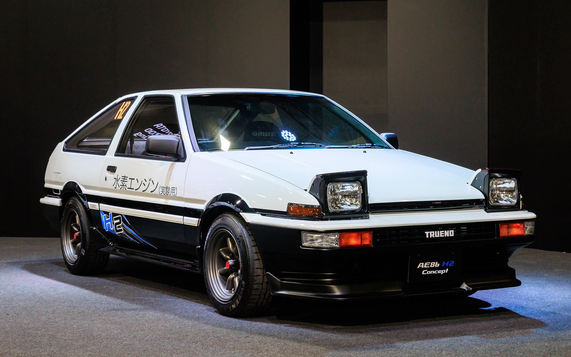 水素エンジン化されたトレノ