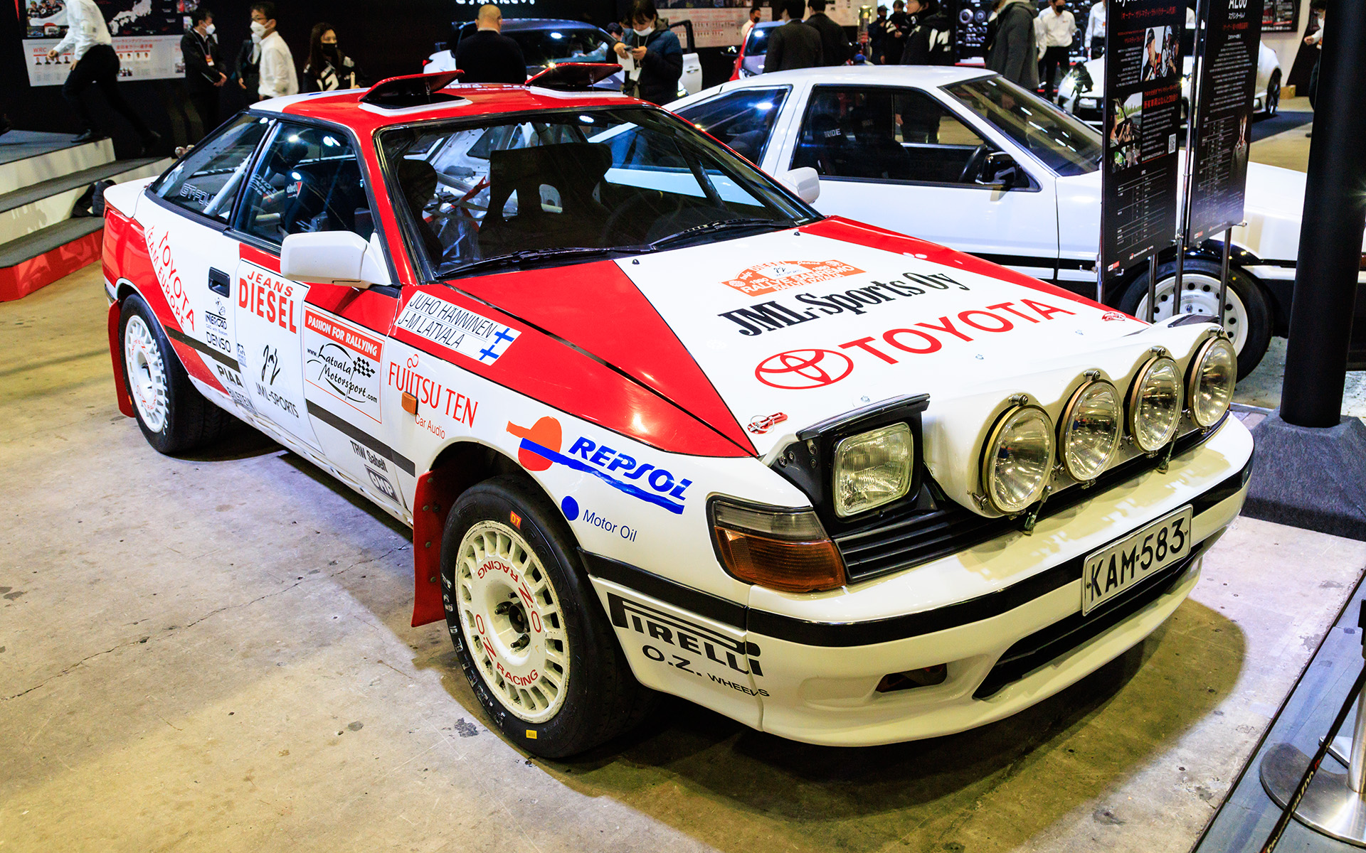 ヤリ-マティ・ラトバラチーム代表が所有するToyota Celica ST165