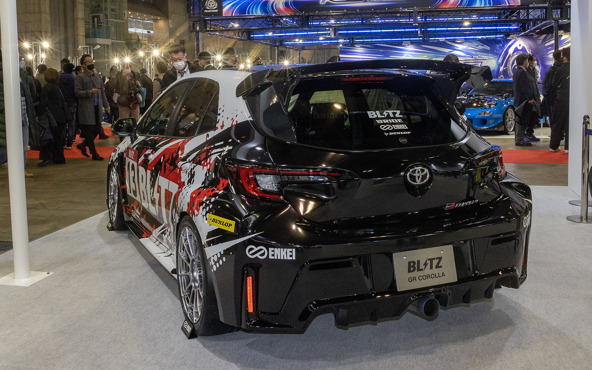 タイムアタックに使用するというGRカローラ