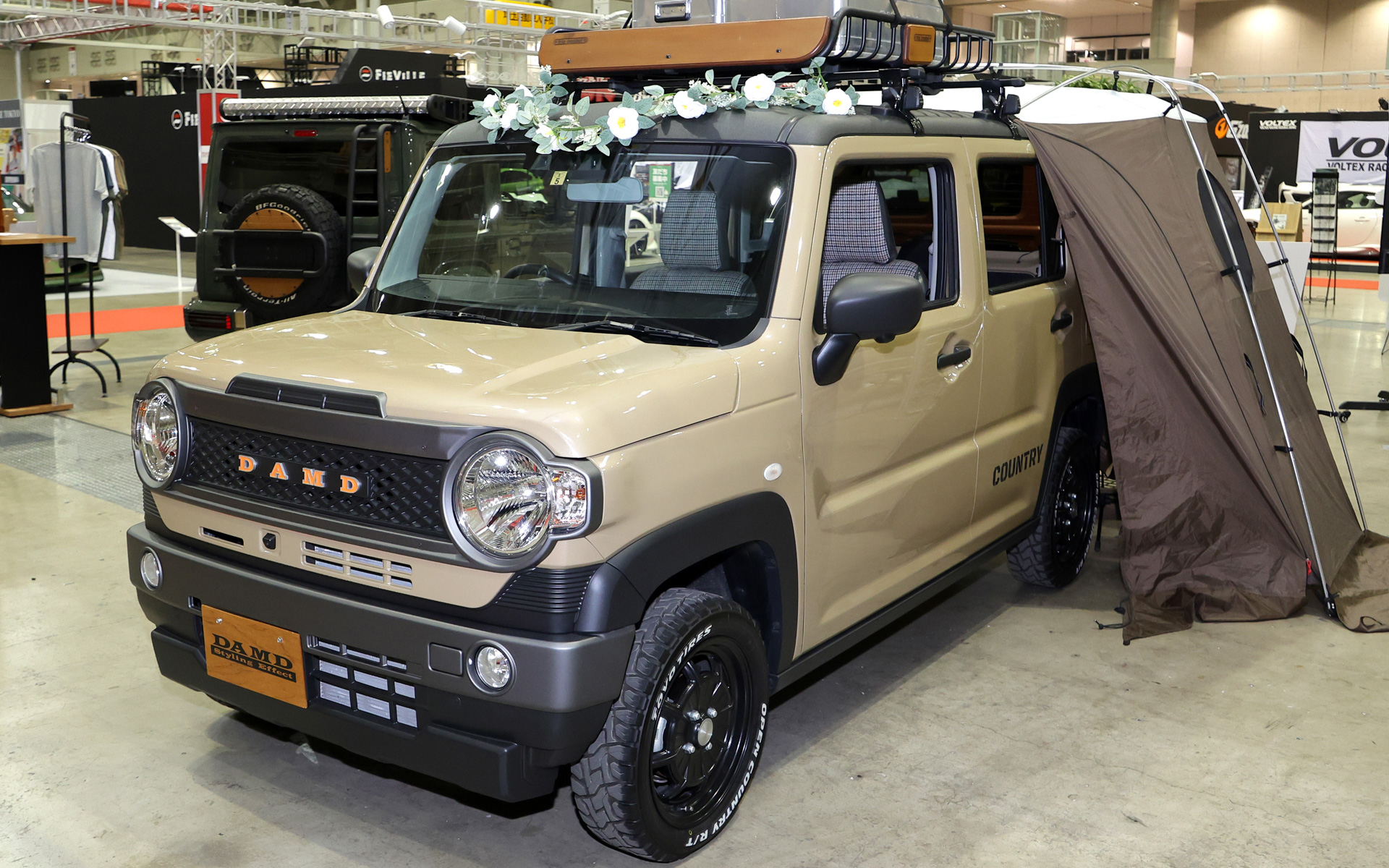 Kカー・コンパクトカー部門 最優秀賞 DAMD Inc.の「DAMD HUSTLER COUNTRY」