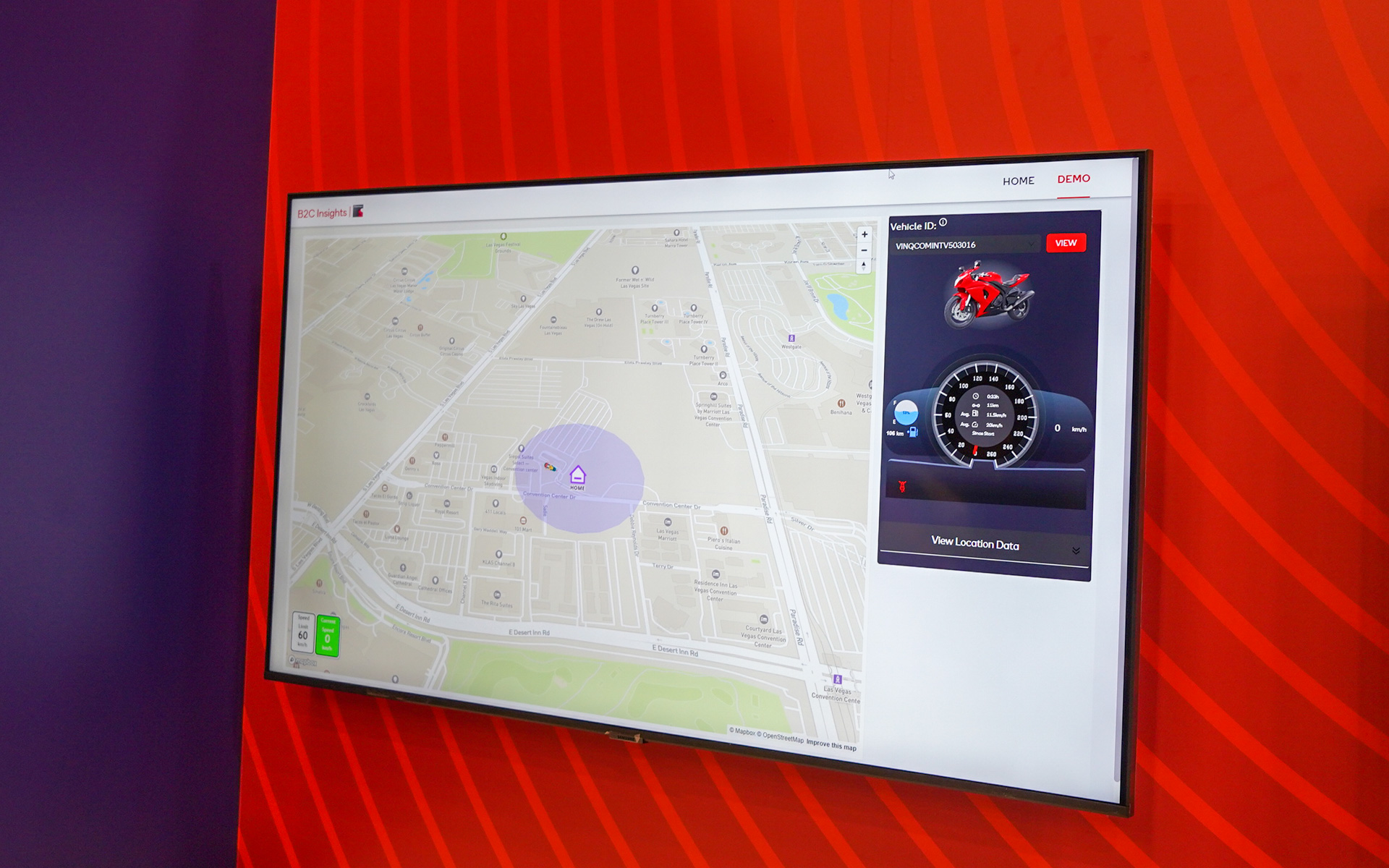クラウドと常時接続されており、スマートフォンのアプリで位置情報などを確認できる。成長市場では二輪車の盗難が多いため、こうしたソリューションが必要とされているそうだ