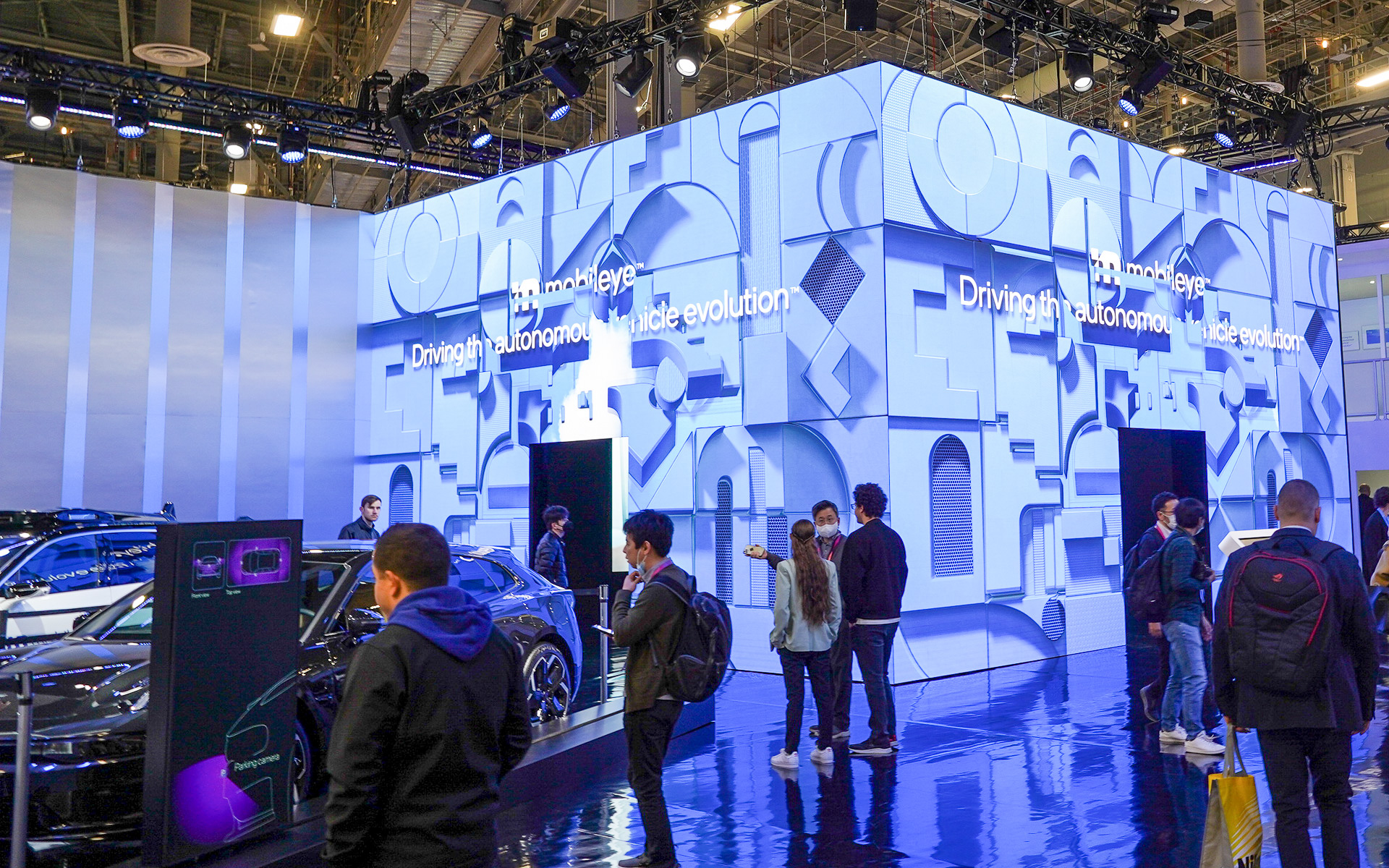 CESに出展していたモービルアイのブース