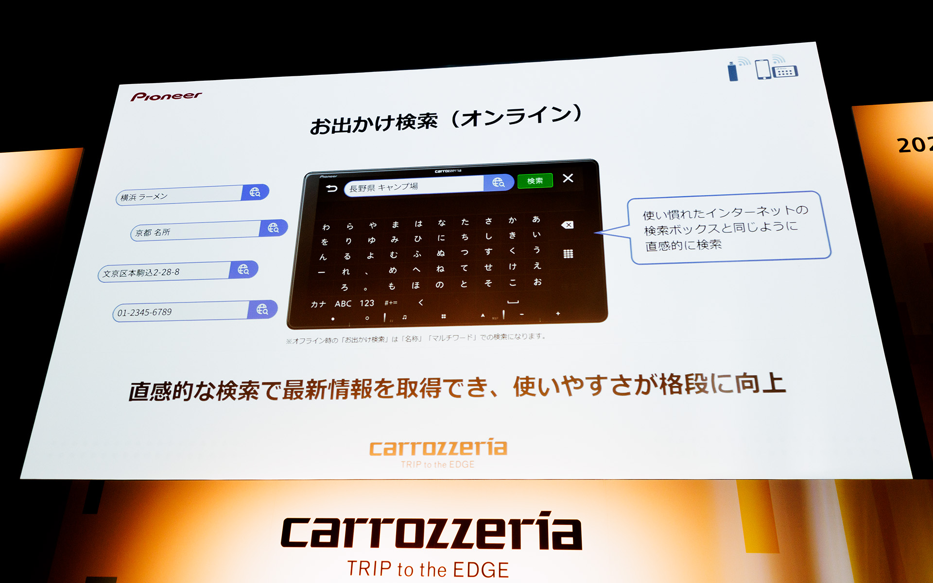 オンラインでのお出かけ検索