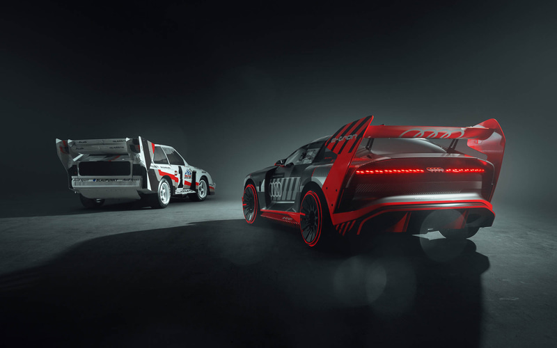 アウディ、世界で1台のEV「S1 e-tron quattro Hoonitron」特別展示