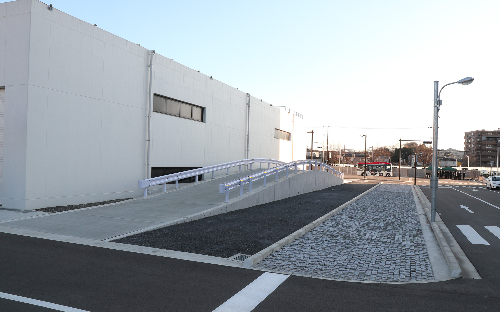 敷地中央に3種類の特殊路を用意