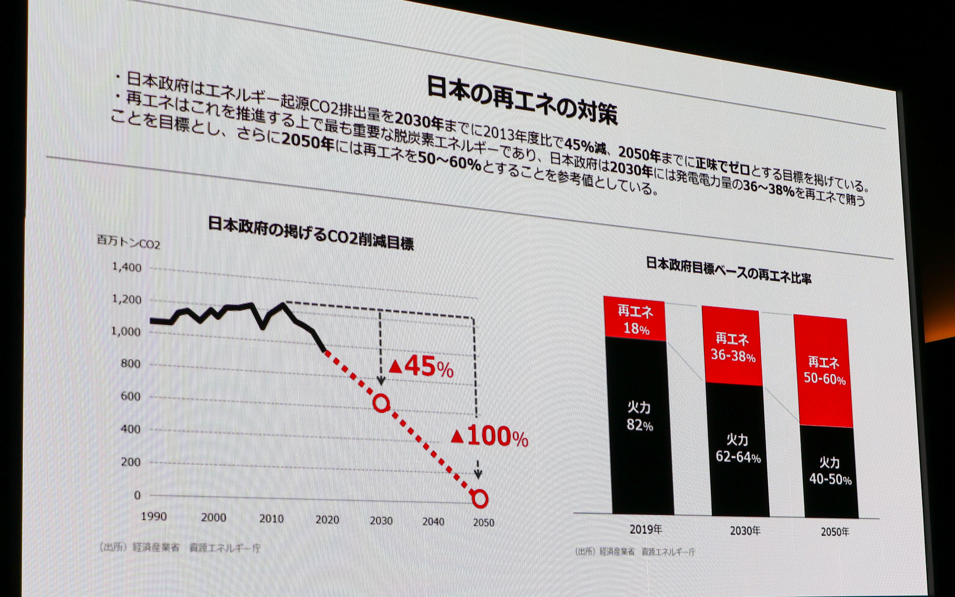 日本の再エネの対策