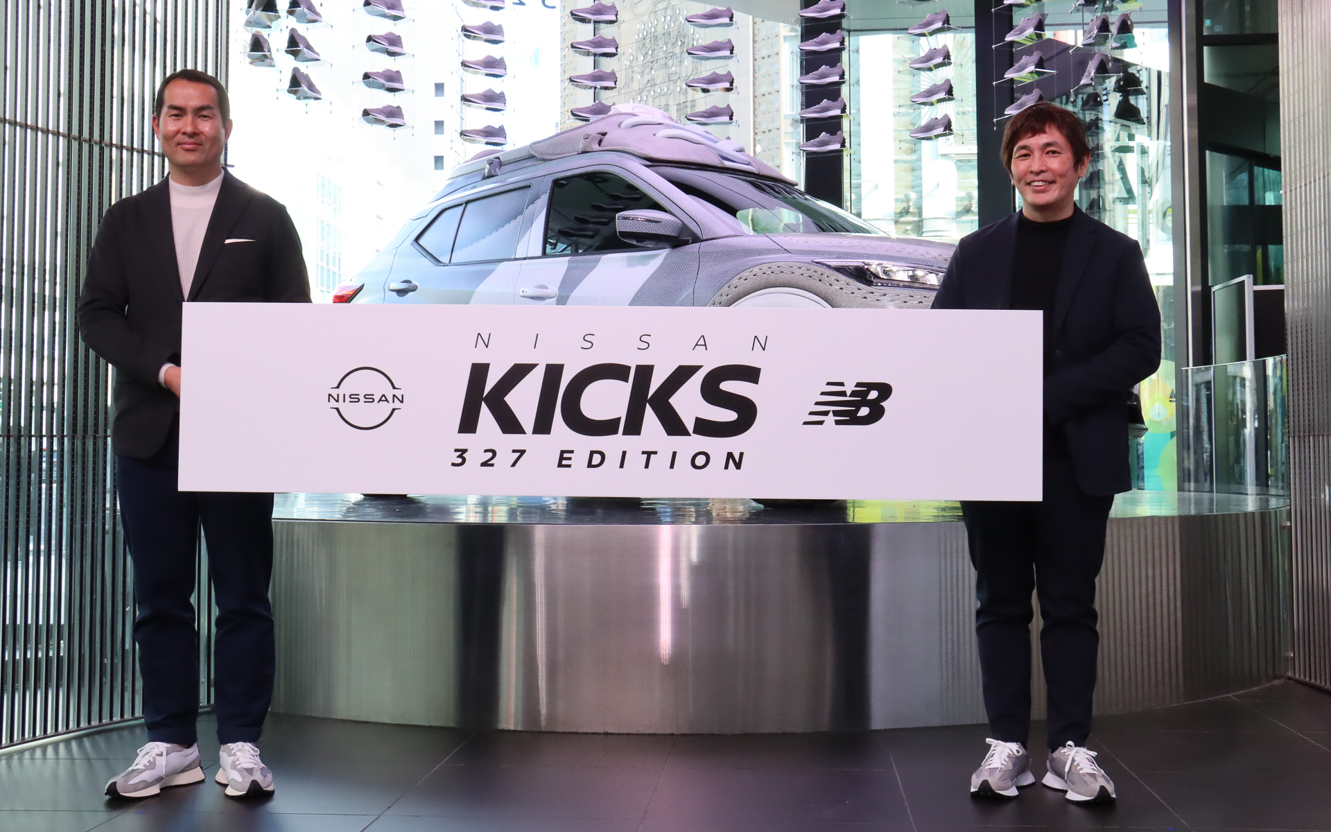 世界に1台だけの「キックス 327 EDITION」がニッサン クロッシングで初公開