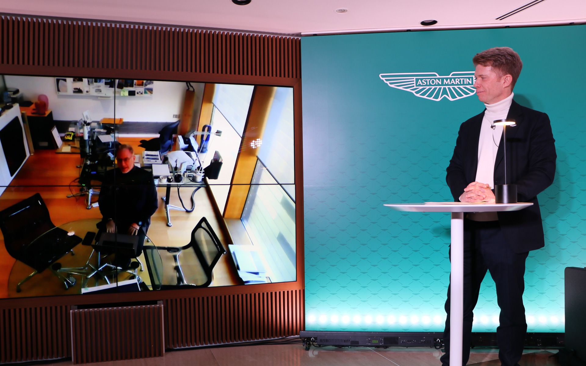 イギリスと日本をオンラインで結んで開催されたレセプション