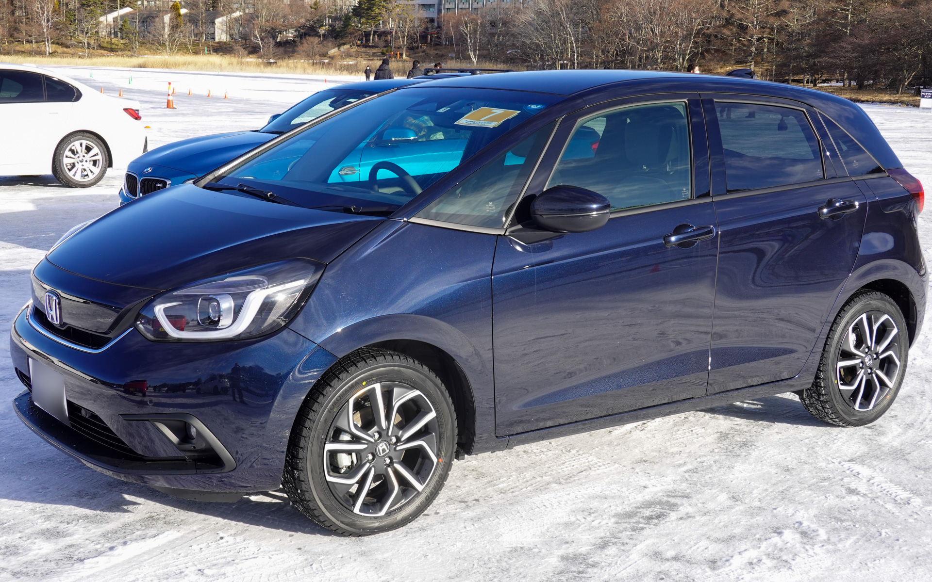 筆者のホンダ フィットe:HEV、2021年型