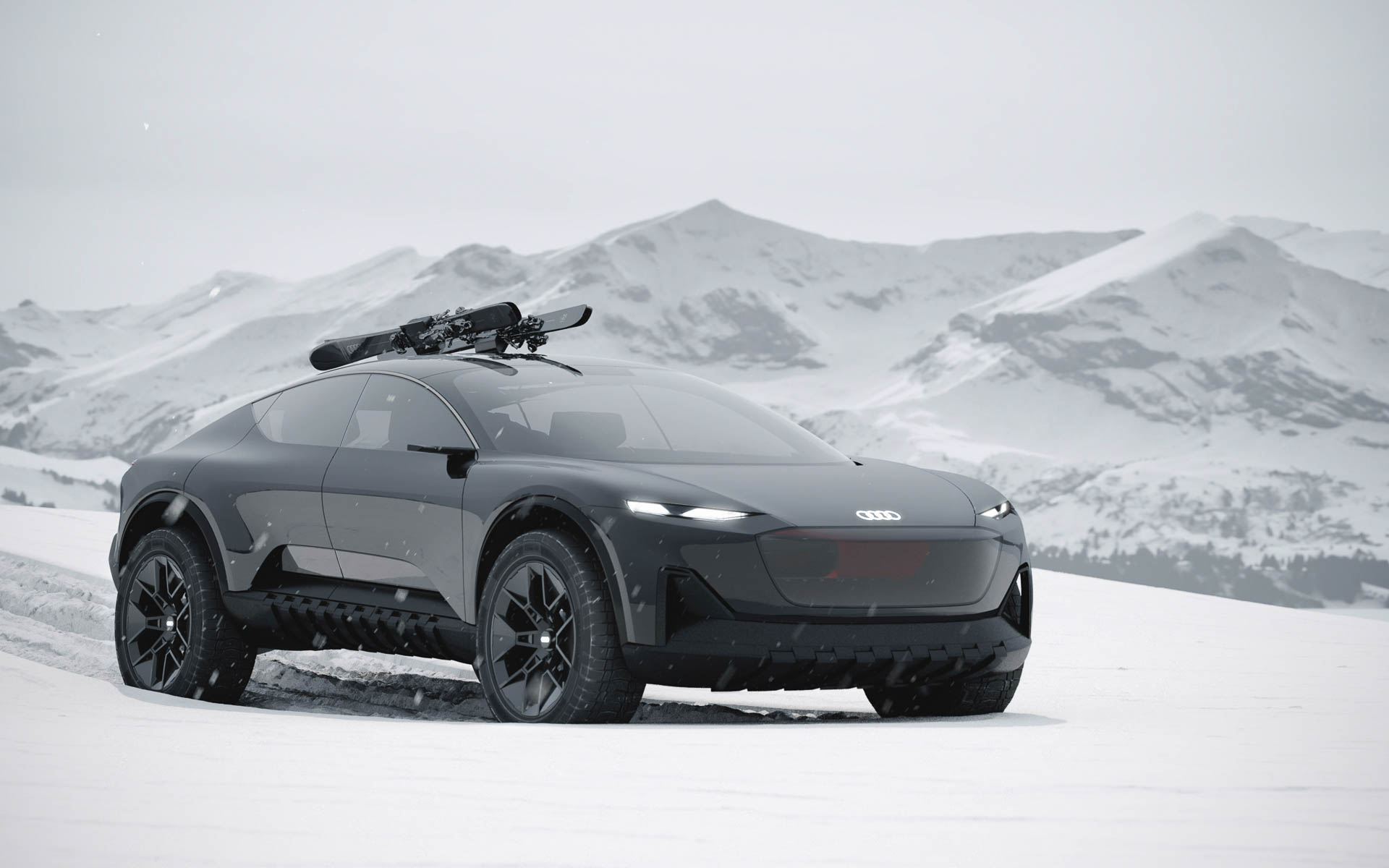 activesphereは多彩な目的に対応するボディデザインを備えた4ドア クロスオーバー クーペ